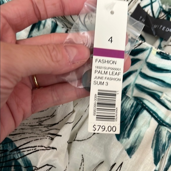 The limited Tropical Leaf Print pants - Picture 3 of 3